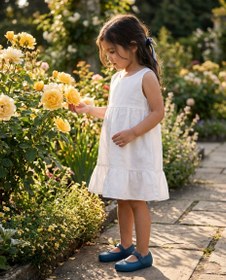 Resim Mini Melissa Soft Ballerina Cırt Cırtlı Mavi Kız Çocuk Babet Ayakkabısı | 21-29 Numara | İkonik Kokulu - 2 