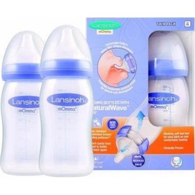 Resim Lansinoh Natural Wave Biberon 2'li Set 240 ML 