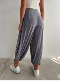 Resim 02Lady Fashion MODAL KUMAŞ YUMUŞAK DOKU ŞALVAR PANTOLON 