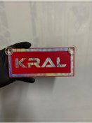 Resim HBSİ KIRMIZI RENK ÜZERİ HOLOGRAM RENK PAŞA YAZILI VANTUZLU CAM SÜSÜ 