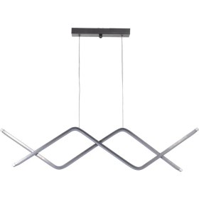 Resim Victoria Modern Tasarım Yatak Odası - Salon - Mutfak Yemek Masası Gri Renk Beyaz Ledli 2 Li Avize 