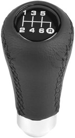 Resim Jiawu Araba Vites Topuzu, Kırmızı, Siyah(İsteğe Bağlı) Araç Vites Topuzu, Araba Yedek Parçaları Için Güvenilir (BLACK) 