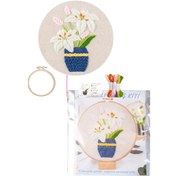 Resim Nakış Kitleri Kasnaklı 13.5 X 18.8 cm Zambak 
