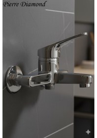 Resim 56623 Banyo Bataryası Duş Musluğu Musluk Armatür Siyah Beyaz Krom Gold Krom 