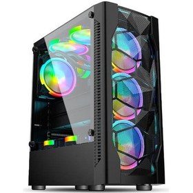 Resim Snt Bliz BZ-I C4 4xARGB Fan Mid Tower ATX Oyuncu Bilgisayar Kasası 
