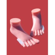 Resim Silikon Serçe Parmak Kemik Koruyucu Bunyon 