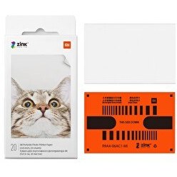 Resim Xiaomi Mi Taşınabilir Fotoğraf Yazıcı Yedek Kağıt 20'li 