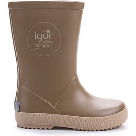 Resim Igor Splash Dk Erkek Bebek Su Geçirmez Yağmur Kar Çizmesi W10292 Kahve - Bej Bej - Kahverengi 