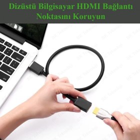 Resim BK Teknoloji HDMI 1.4 Erkek-Dişi Kısa Uzatma Kablosu 3D Full Hd - 50CM 