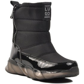 Resim Ayakmod Dmk-z001 Siyah Rugan İçi Kürklü Kadın Kar Botu 001 