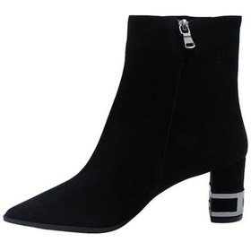 Resim Poletto Hakiki Deri Sıyah Bot Topuklu 841 02 V1-1031 Siyah 