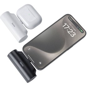 Resim Benks PB15 Taşınabilir Standlı Lightning Portlu Powerbank 5000MAH Beyaz 
