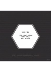 Resim Daddario Nyxlb130 Bas Gitar Tek Tel Nyxl Serisi, .130 