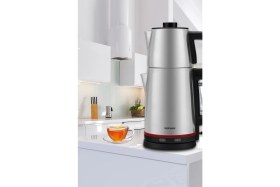 Resim Goldmaster Chaidem XL 2200 Watt Paslanmaz Çelik Damlatmaz Çelik Çay Makinesi Ve Su Isıtıcısı Inox 