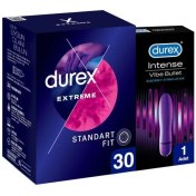 Resim Durex Extreme 30'lu ve Tırtıklı Prezervatif+Durex Delight Bullet Titreşimli Vibrator 