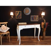Resim Wooding 120 cm Çift Çekmeceli Masif Dresuar 