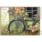 Resim Rich Sticky Kendinden Yapışkanlı Pirinç Dekopaj Kağıdı A3 (29,7x42cm) Boyutunda Rch-pd-stk-2579 