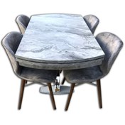 Resim Bengimobilya Masa X Çapraz Model Metal Transmisyon Nikelaj Ayak Mdflam Tabla A 