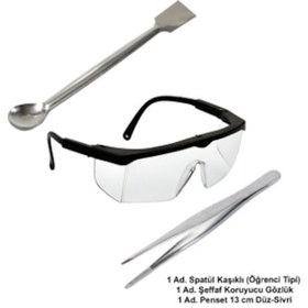 Resim Laboratuvar Öğrenci Seti - A / Spatül Öğrenci Tipi + Şeffaf Koruy 