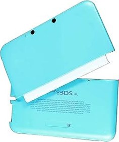 Resim Valley Of The Sun Özel 3DSXL Ekstra Konut Case Kabukları A/E Yüz Açık Mavi Değiştirme, Eski 3DS XL/LL 3DSLL El Oyun Konsolları, Yeni DIY ABD Edition Üst Ön Panel ve Alt Arka Kapak Plakaları 2 ADET Set 