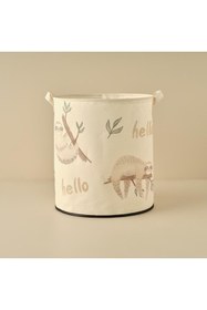 Resim Yıldızan Hayvan Baskılı%70 Pamuk%30 Polyester Oyuncak Sepeti, Çok Renkli, 36x40 cm 1219822 