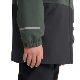 Resim Jack Wolfskin Snow Days Unisex Çocuk Yeşil Outdoor Ceketi 
