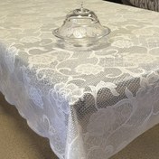 Resim Taner 135 cm Masa Örtüsü Beyaz 