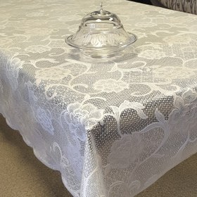 Resim Taner 135 cm Masa Örtüsü Beyaz 