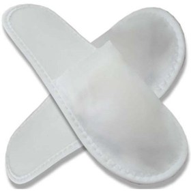 Resim MEŞELİ TEKSTİL Unisex Otel Terliği Tek Kullanımlık 10 Çift Biyeli 3 Mm 