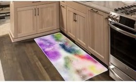 Resim Colorix Carpet Kaymaz Taban Tezgah Önü Mutfak Paspası 75x150 Cm No: 198 