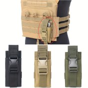 Resim EDC Küçük El Feneri Bel Çantası Aracı Cebi, Açık Hava Sporları MOLLE Eklenme Paketi Yele Askılı Çanta. 1000D Naylon Kumaş, Açık Hava Sporları El Feneri, Katlanabilir Aracı Saklama Çantası, Taktik Yele, Sırt Çantası Genişletme Çantası 