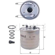 Resim MAHLE KL490D Yakit Filtresi X204 09-15 W204 08-14 S204 09-14 W212 09-15 W164 05-09 6420901752 (WA354278) 