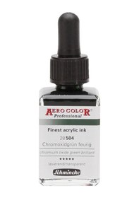 Resim Schmincke Aero Color Airbrush Mürekkep 28 Ml. 504 C. Oxide Green 