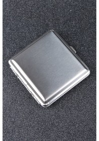 Resim Silvio Monetti SMTBKCB002R2 Kare Düz Metal Sigara Tabakası 