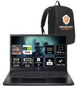 Resim ACER Nitro V15 R5 7535HS 32GB 256GB SSD RTX2050\u002F4GB 15.6'' 144Hz FHD W11P Gaming Laptop & PER4 ÇANTA 
