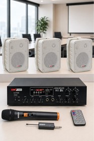 Resim Lastvoice Large Plus Paket-2 Hoparlör Ve Anfi Anons Ses Sistemi Seti 