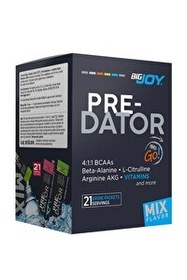 Resim Preworkout Predator Go! Mix Aroma 17g X 21 Adet 357 G Pre-workout Aminoasit 