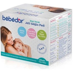 Resim Bebedor Aloe Veralı Jelli Göğüs Pedi 24'lü 