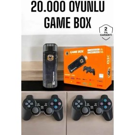 Resim 20.000 Oyunlu Premium Model Oyun Konsolu 8k Android Tv Hd Game Stick 