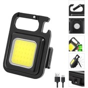 Resim Dancemonkey Kampçılar İçin 500 Lümen Led Işık: Şişe Açacağı Ve Anahtarlık, Siyah Siyah 