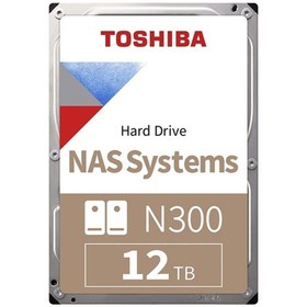 Resim Toshiba 12TB N300 7200RPM 256MB Cache Sata 3 HDWG21CUZSVA NAS Disk 