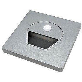 Resim LD-LT-06 AC 220V 1W Merdiven Koridor Aydınlatma PIR Hareket Sensörü - Gri 