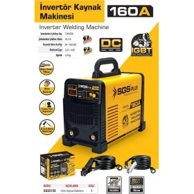 Resim SGS5156 Profesyonel 160 Amper Invertör Kaynak Makinesi 