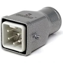 Resim Emas Metal 5 Kontak Uzatma Tipi Fiş 10A Üstten Girişli 