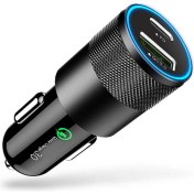 Resim Sw Future Araç USB Hızlı Şarj Adaptörü - Siyah (Yurt Dışından) 