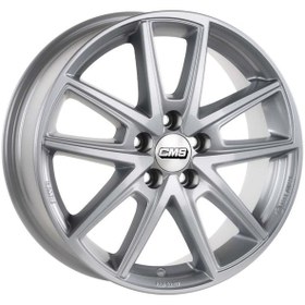 Resim CMS-1186-01 6.5x16" -5x100 ET47 57.1 Racing Silver Jant (4 Adet) 