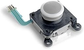 Resim Sesyomr 2-Pack Replacement Joystick Button 3D Rocker Analog ThumbStick Replacement for Sony PSV 2000 PS Vita 2000 2001 White 