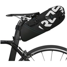 Resim Roswheel Suya Dayanıklı 8 L Bisiklet Kuyruk Çantası - Siyah -1314 Siyah 