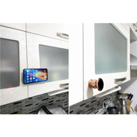 Resim Metal Telefon Tutucu Torpidoya Yapışan Mıknatıslı 5545 Çok Renkli 