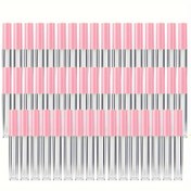 Resim 10/20/50 adet Boş Dudak Parlatıcısı Tüpleri, Kozmetik için Plastik Makyaj Kapları, Doldurulabilir Şişeler., Makyaj Ürünleri 